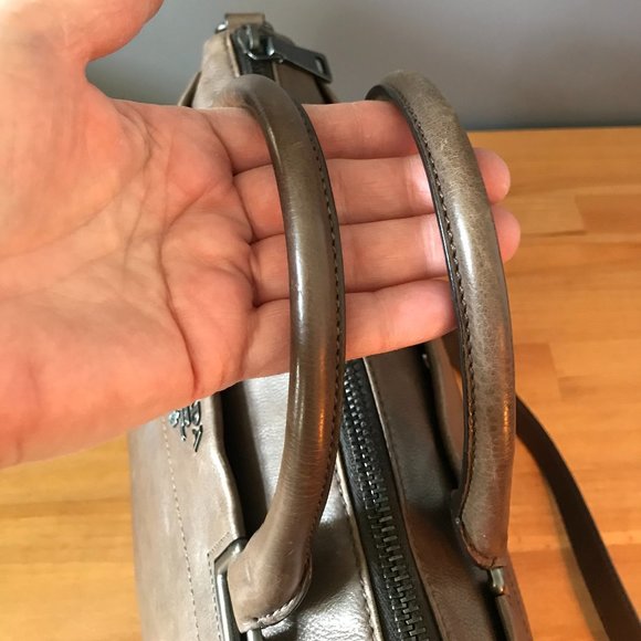 Genuine Prada Leather Satchel - Picture 4 of 12